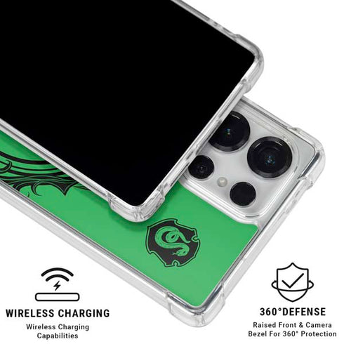 Wizarding Worlds Harry Potter Slytherin Illustration Galaxy S25 Ultra Clear Case