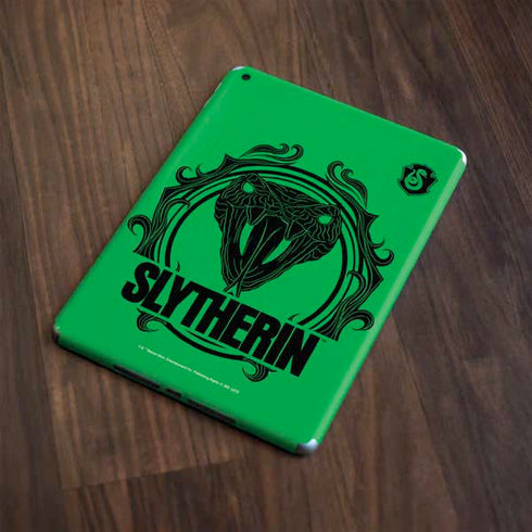 Wizarding Worlds Harry Potter Slytherin Illustration Apple iPad Skin