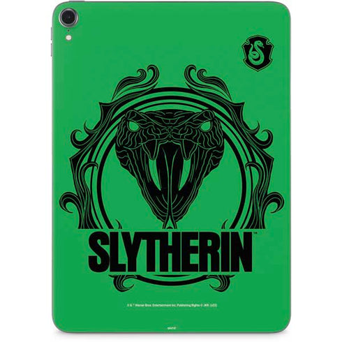 Wizarding Worlds Harry Potter Slytherin Illustration Apple iPad Pro Skin