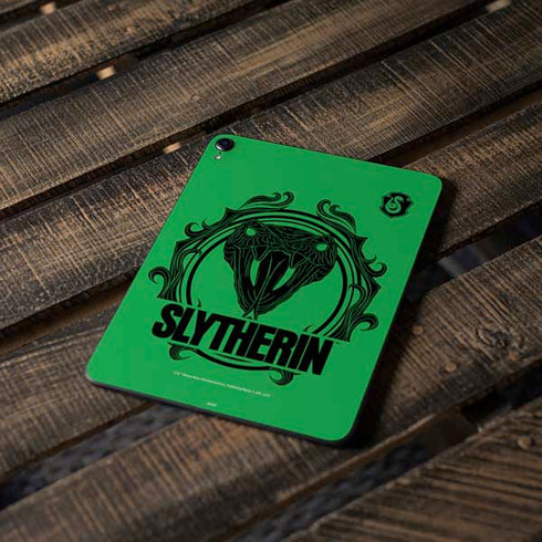 Wizarding Worlds Harry Potter Slytherin Illustration Apple iPad Pro Skin
