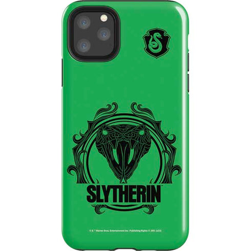 Wizarding Worlds Harry Potter Slytherin Illustration iPhone Cases