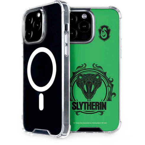 Wizarding Worlds Harry Potter Slytherin Illustration iPhone Cases