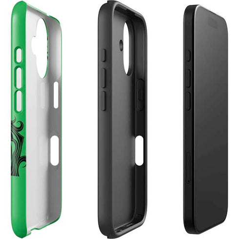 Wizarding Worlds Harry Potter Slytherin Illustration iPhone 16 Impact Case