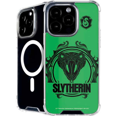 Wizarding Worlds Harry Potter Slytherin Illustration iPhone 16 Pro MagSafe Case