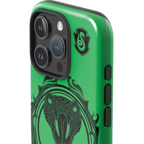 Wizarding Worlds Harry Potter Slytherin Illustration iPhone 16 Pro Max Impact Case