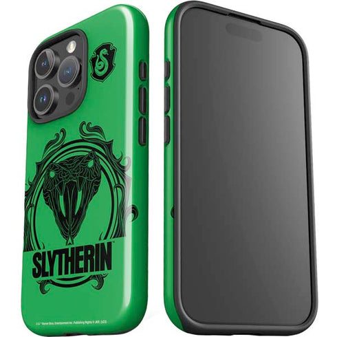Wizarding Worlds Harry Potter Slytherin Illustration iPhone 16 Pro Max Impact Case