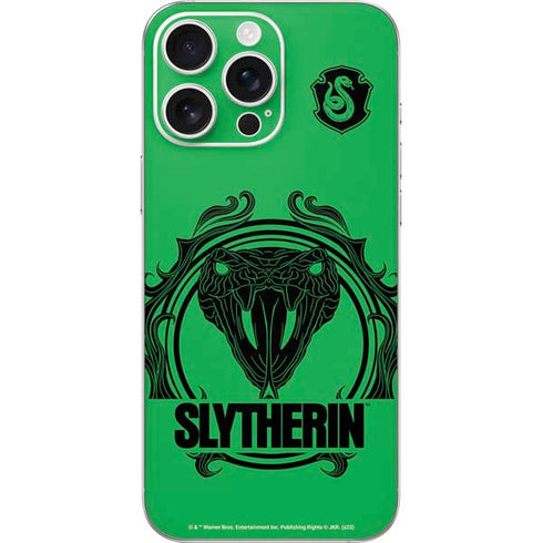 Wizarding Worlds Harry Potter Slytherin Illustration iPhone 16 Pro Max Skin