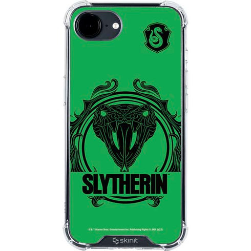 Wizarding Worlds Harry Potter Slytherin Illustration iPhone 16e Clear Case