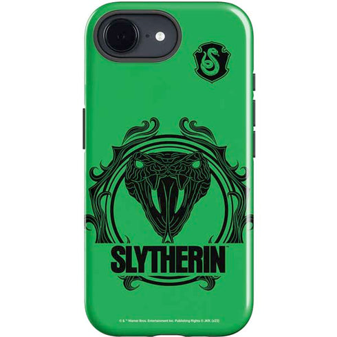 Wizarding Worlds Harry Potter Slytherin Illustration iPhone 16e Impact Case