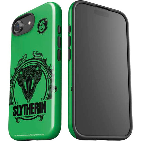 Wizarding Worlds Harry Potter Slytherin Illustration iPhone 16e Impact Case