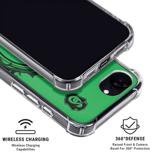 Wizarding Worlds Harry Potter Slytherin Illustration iPhone 16e MagSafe Case