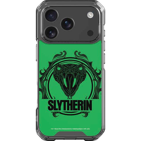 Wizarding Worlds Harry Potter Slytherin Illustration iPhone 18 Pro Clear Case