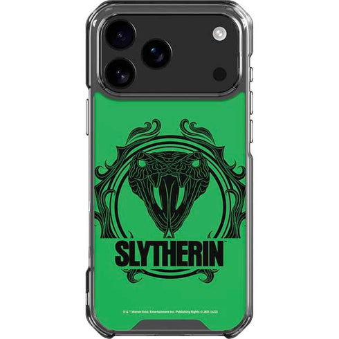 Wizarding Worlds Harry Potter Slytherin Illustration iPhone 18 Pro Max Clear Case