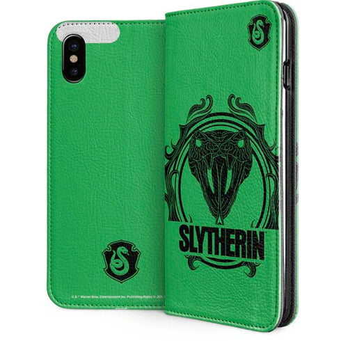 Wizarding Worlds Harry Potter Slytherin Illustration iPhone 8 Folio Case