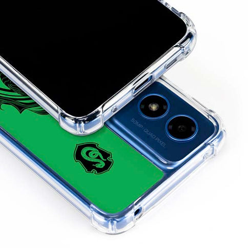 Wizarding Worlds Harry Potter Slytherin Illustration Moto G 5G (2024) Clear Case