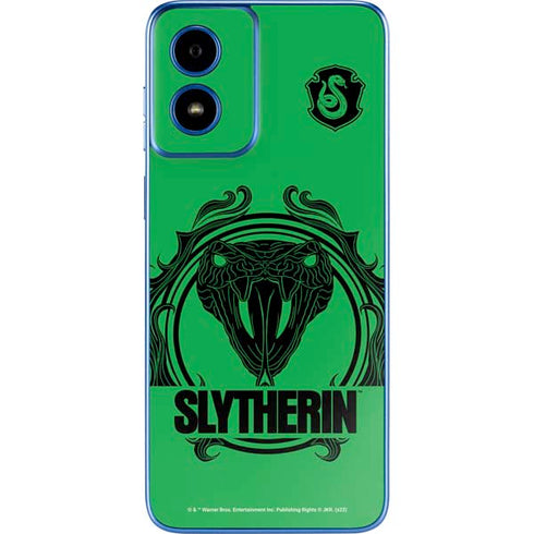 Wizarding Worlds Harry Potter Slytherin Illustration Moto G Play 4G (2024) Skin