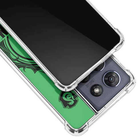 Wizarding Worlds Harry Potter Slytherin Illustration Moto G Play 5G (2025) Clear Case