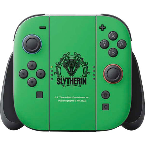 Wizarding Worlds Harry Potter Slytherin Illustration Nintendo Skins