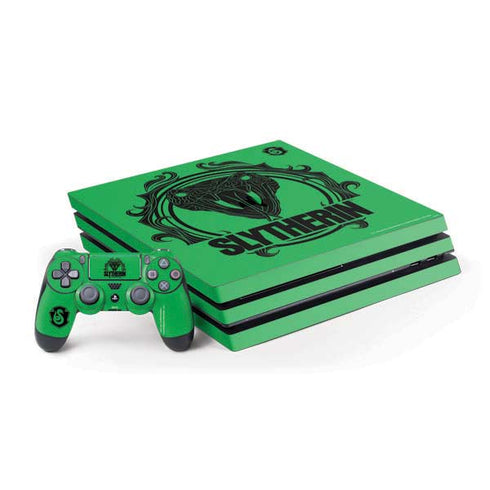 Wizarding Worlds Harry Potter Slytherin Illustration PlayStation PS4 Skins