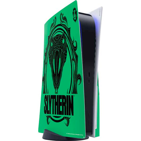Wizarding Worlds Harry Potter Slytherin Illustration PlayStation PS5 Skins