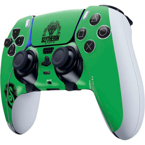 Wizarding Worlds Harry Potter Slytherin Illustration PS5 DualSense Edge Pro Controller Skin