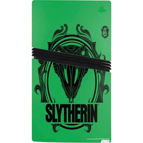 Wizarding Worlds Harry Potter Slytherin Illustration PS5 Pro Console Skin