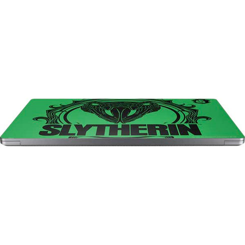 Wizarding Worlds Harry Potter Slytherin Illustration Laptop Skins