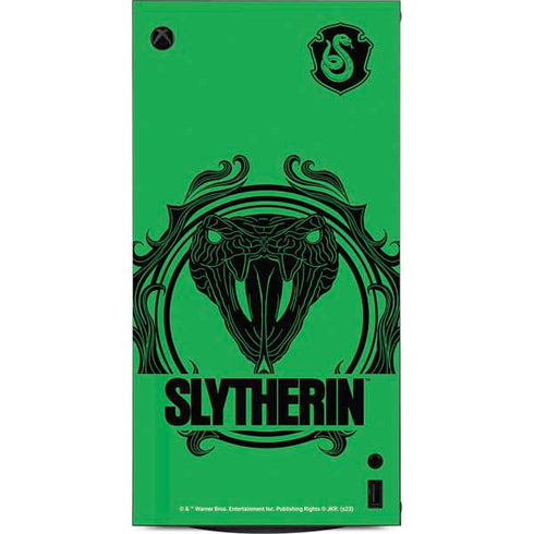 Wizarding Worlds Harry Potter Slytherin Illustration XBox Series X Digital Edition Console Skin