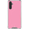 Smart Cover Pink Galaxy A17 Clear Case