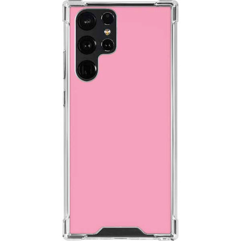 Smart Cover Pink Galaxy S23 Ultra Clear Case