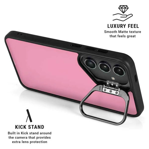 Smart Cover Pink Galaxy S25 Kickstand Case