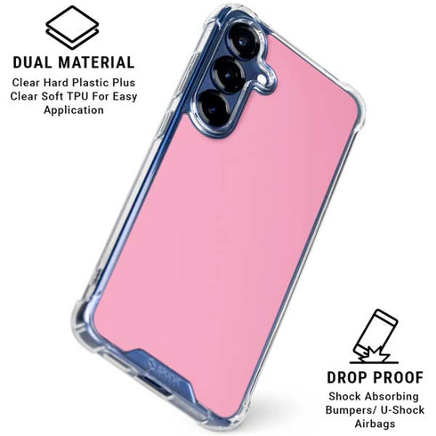Smart Cover Pink Galaxy S25 Plus Clear Case