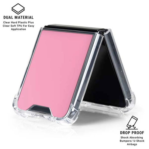 Smart Cover Pink Galaxy Z Flip6 Clear Case