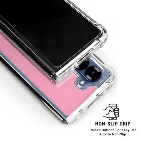 Smart Cover Pink Galaxy Z Fold6 Clear Case