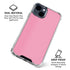 Smart Cover Pink iPhone 15 Clear Case
