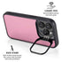 Smart Cover Pink iPhone 15 Pro Kickstand Case