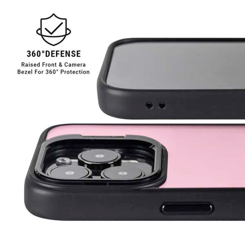 Smart Cover Pink iPhone 15 Pro Kickstand Case