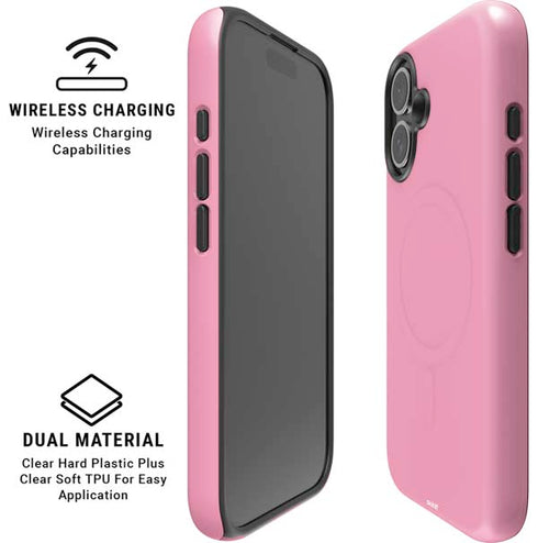 Smart Cover Pink iPhone 16 Plus Magsafe Impact Case