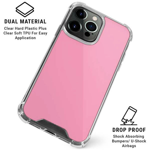 Smart Cover Pink iPhone 16 Pro Clear Case
