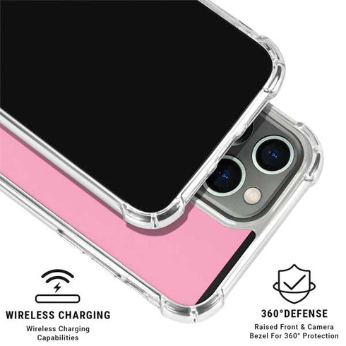 Smart Cover Pink iPhone 16 Pro Max Clear Case