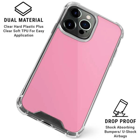 Smart Cover Pink iPhone 16 Pro Max Clear Case