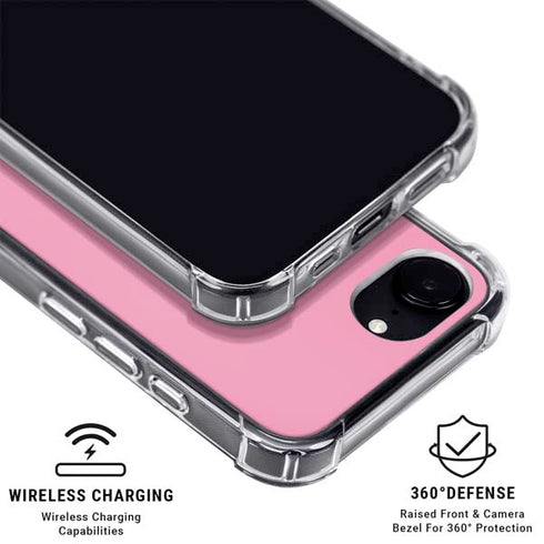 Smart Cover Pink iPhone 16e Clear Case