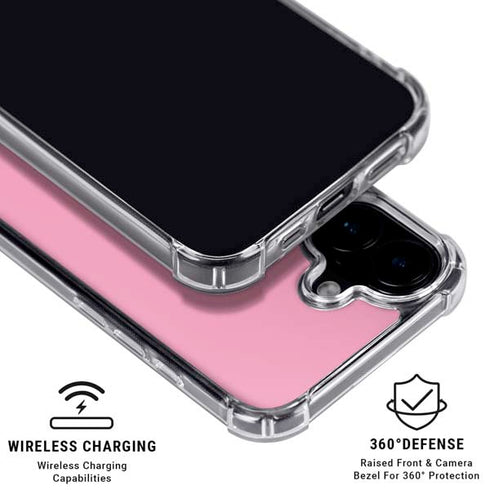 Smart Cover Pink iPhone 17 Clear Case