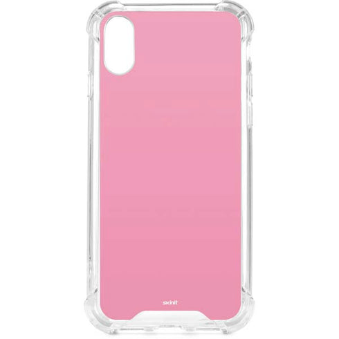 Smart Cover Pink iPhone XS Clear Case