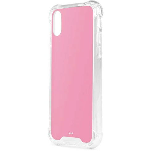 Smart Cover Pink iPhone XS Clear Case