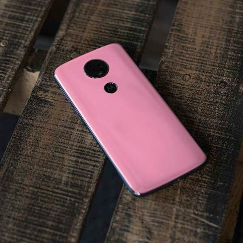 Smart Cover Pink Moto E5 Plus Skin