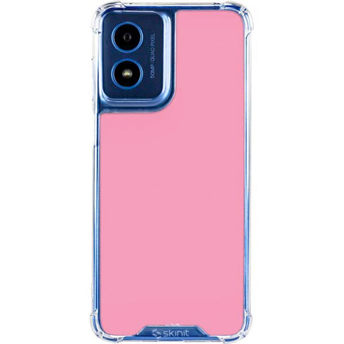 Smart Cover Pink Moto G 5G (2024) Clear Case