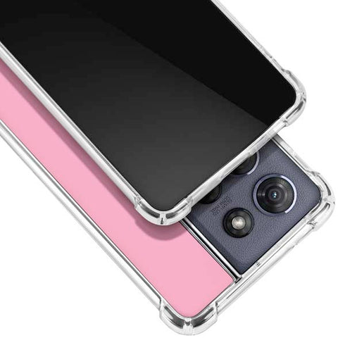 Smart Cover Pink Moto G Power 5G (2025) Clear Case