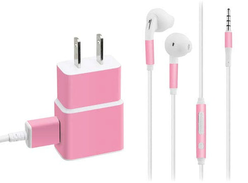 Smart Cover Pink Phone Charger Skin