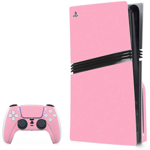 Smart Cover Pink PS5 Pro Disk Bundle Skin